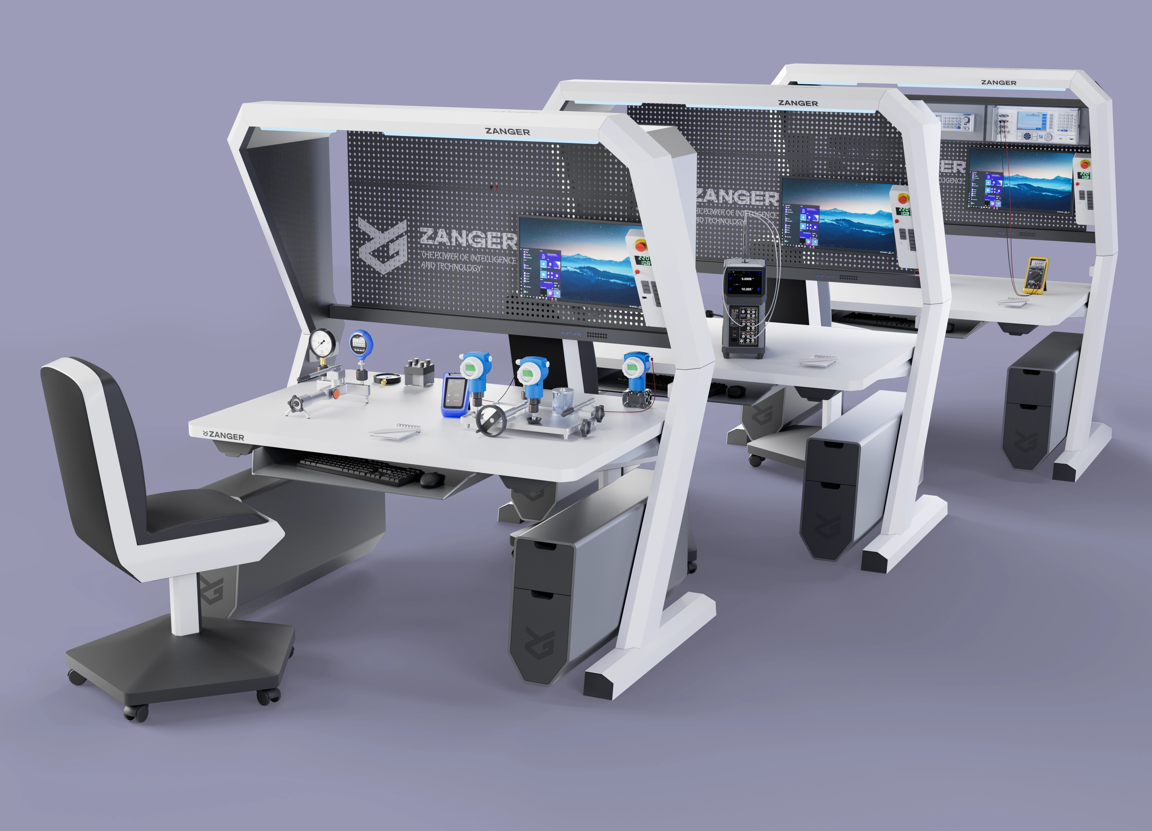 Метрологический стенд Zanger Line-M Обучение