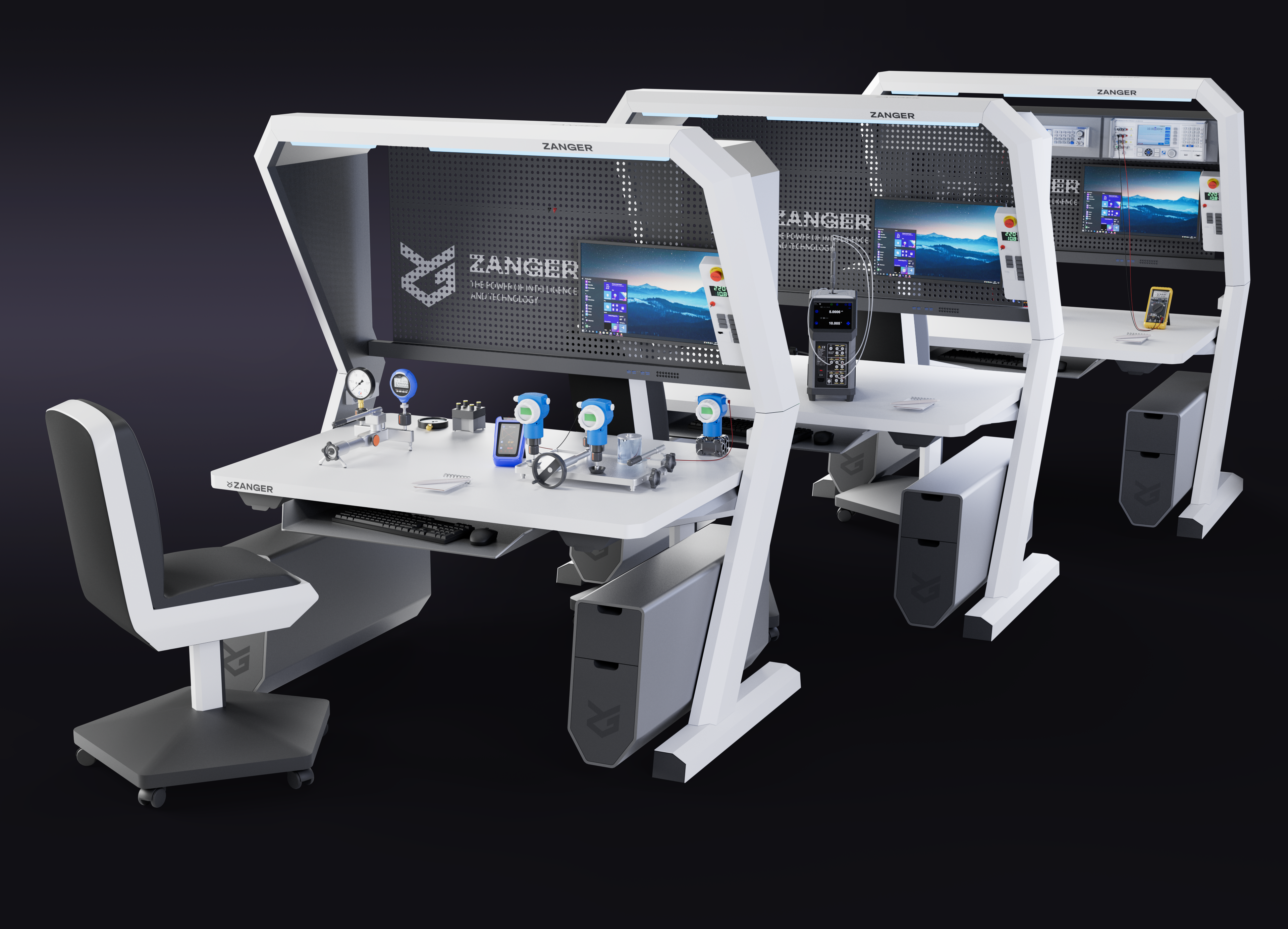 Метрологический стенд Zanger Line-M Обучение